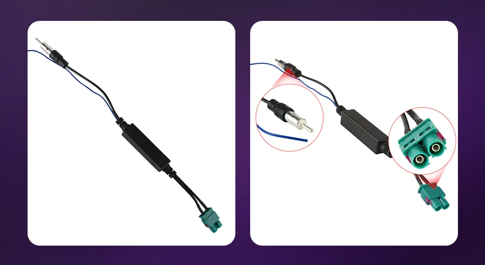 AKAMATE für Volkswagen Radio Dual Connections Radiokabel-Adapterkabel für VW Dual-Heads-Funkkabel – Detail 10