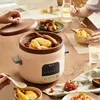 Bear 220V Slow Cooker 3L Purple Ceramic Electric Casserole Household Soup Stew Pot Health Pot Baby Supplement Pot 4