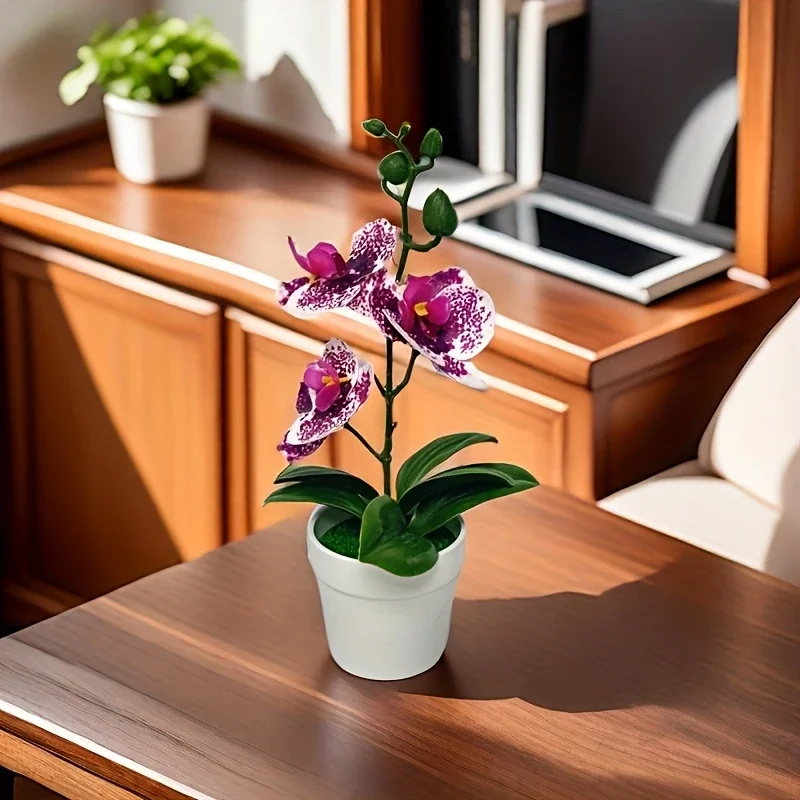 Elegant Artificial Orchid Home Decor 2