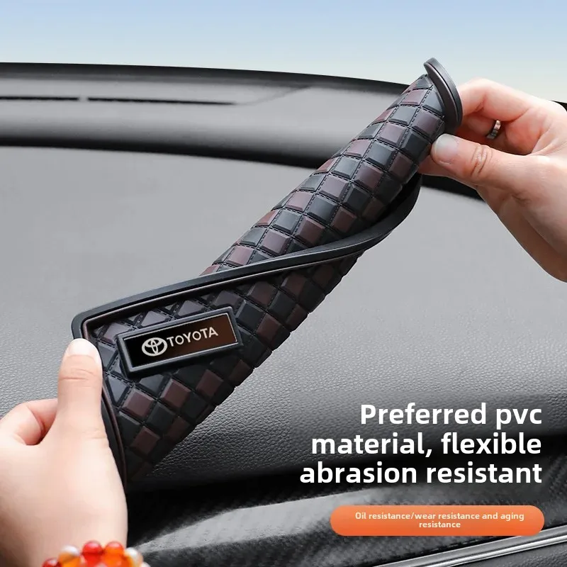 Car interior anti-slip mat high temperature resistant dashboard mounted storage pad mobile phone holder mat non-slip car accessory