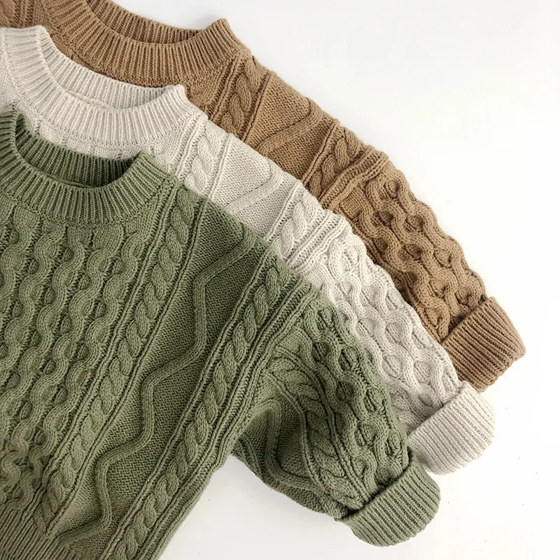 Autumn Cotton Kids Knitwear Sweater