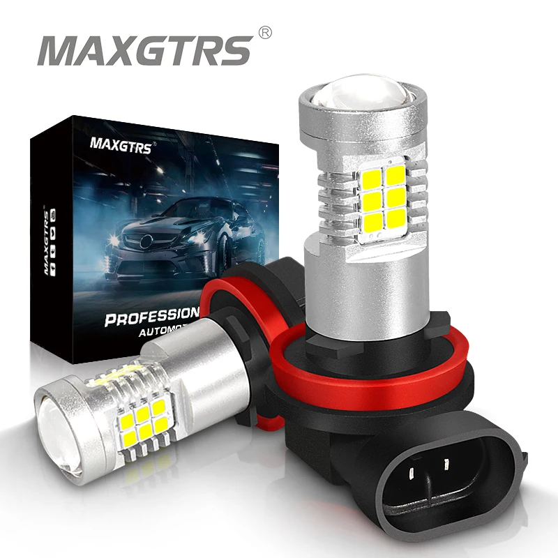 2x Car Fog LED Light H8 H11 H16 EU 9005 HB3 9006 HB4 1500LM Led 2835 Chip Bulbs 12V Auto Lamps Daytime Running Lights Fog Lamp