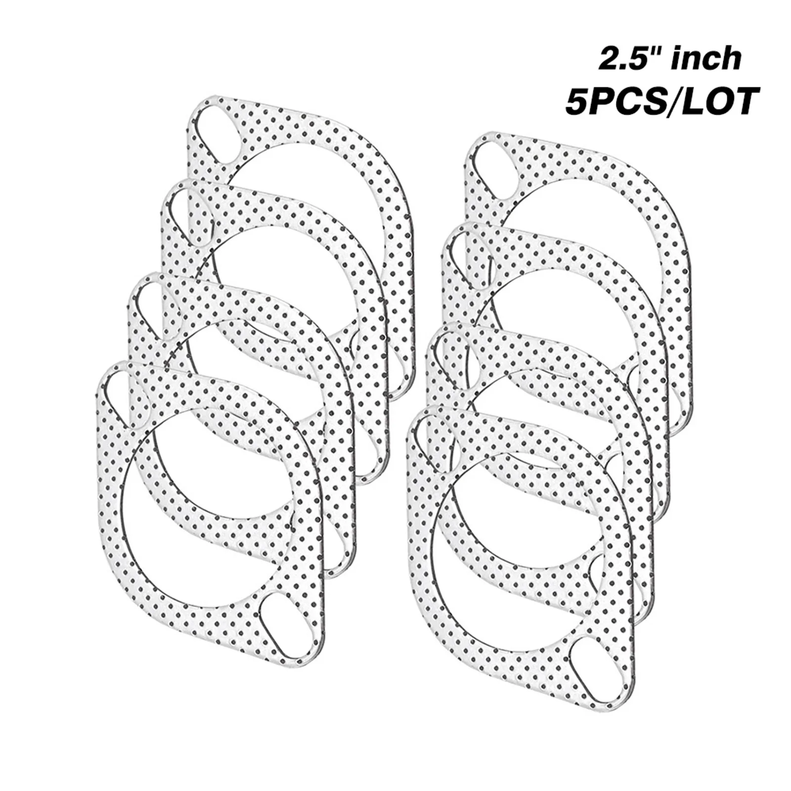 Exhaust Gasket Flange 5pcs/Lot 2.25/2.5/2.75/3 inch Car Engine Exhaust Gasket/ Universal Flange Pipe Gasket