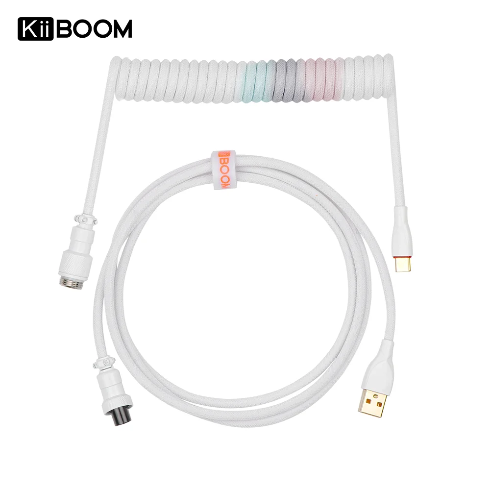 Coiled Cable Mechanical Keyboard Type C Coiled Usb C Cable Keyboard