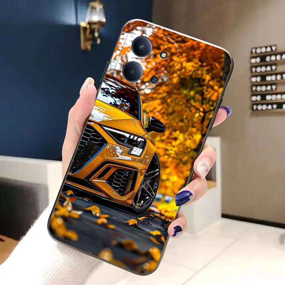 Phone Case with Sports Car Design - Fine View Series