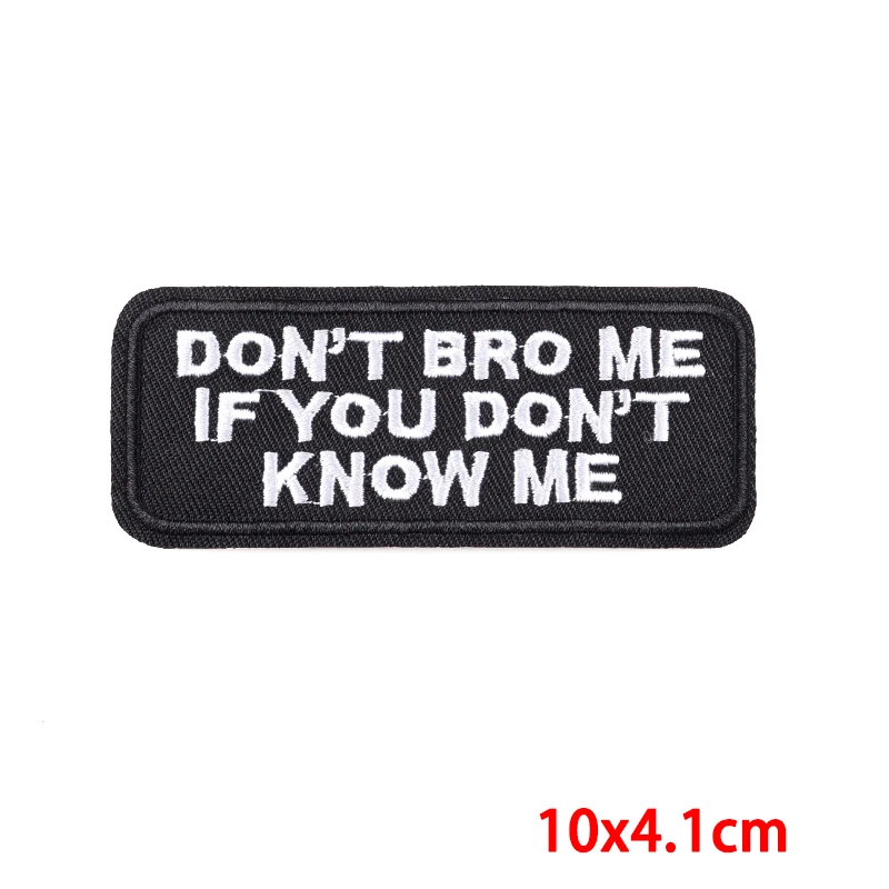 Embroidered Patches Slogans, Patches Clothing Slogan