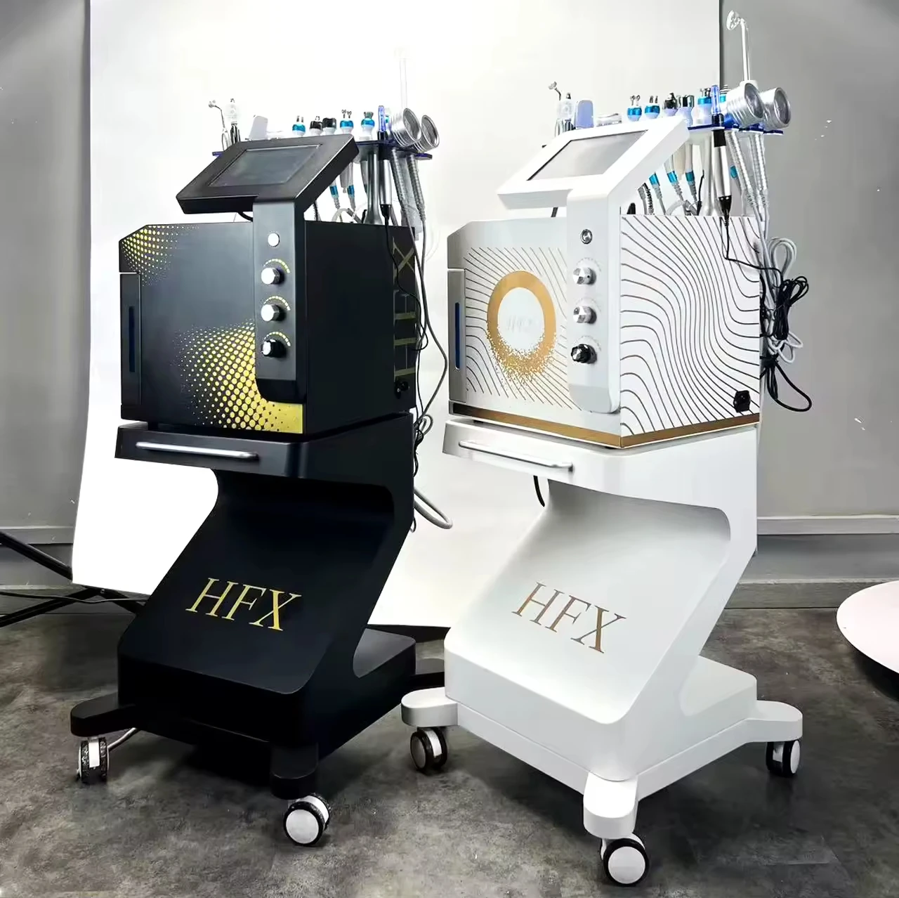 14 in 1 Beauty Oxygen Jet Oxygen Facial Skin Tightening Machine Face Cleaning Beauty Salon Machine