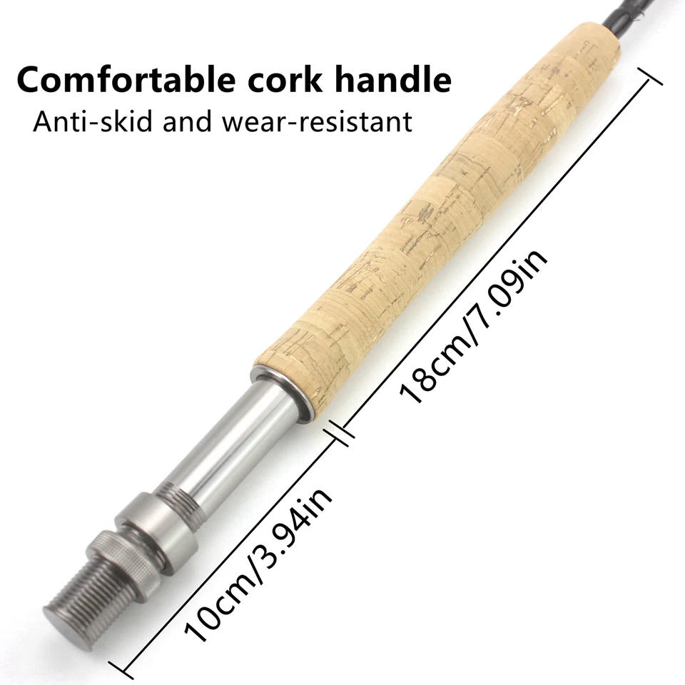 NEW 1.98M 2.1M Fly Fishing Rod Portable Carbon UltraLight Slow Action