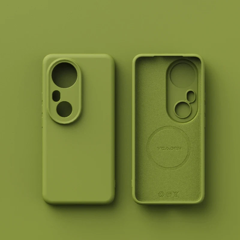 Magnetic Liquid Silicone Wireless Charging Case with Magsafe Matte Finish