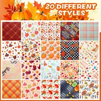 20 Packs Christmas Dog Bandana Dog Triangle Scarfs Thanksgiving Halloween Dog Bibs Bandanas For Dog Accessoires 2