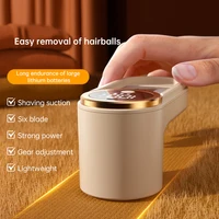 ONEKA Rechargeable Fabric Shaver Lint Remover Sweater Defuzzer Lints Fuzzs Pills Pilling Trimmer for Clothes  Furniture 2
