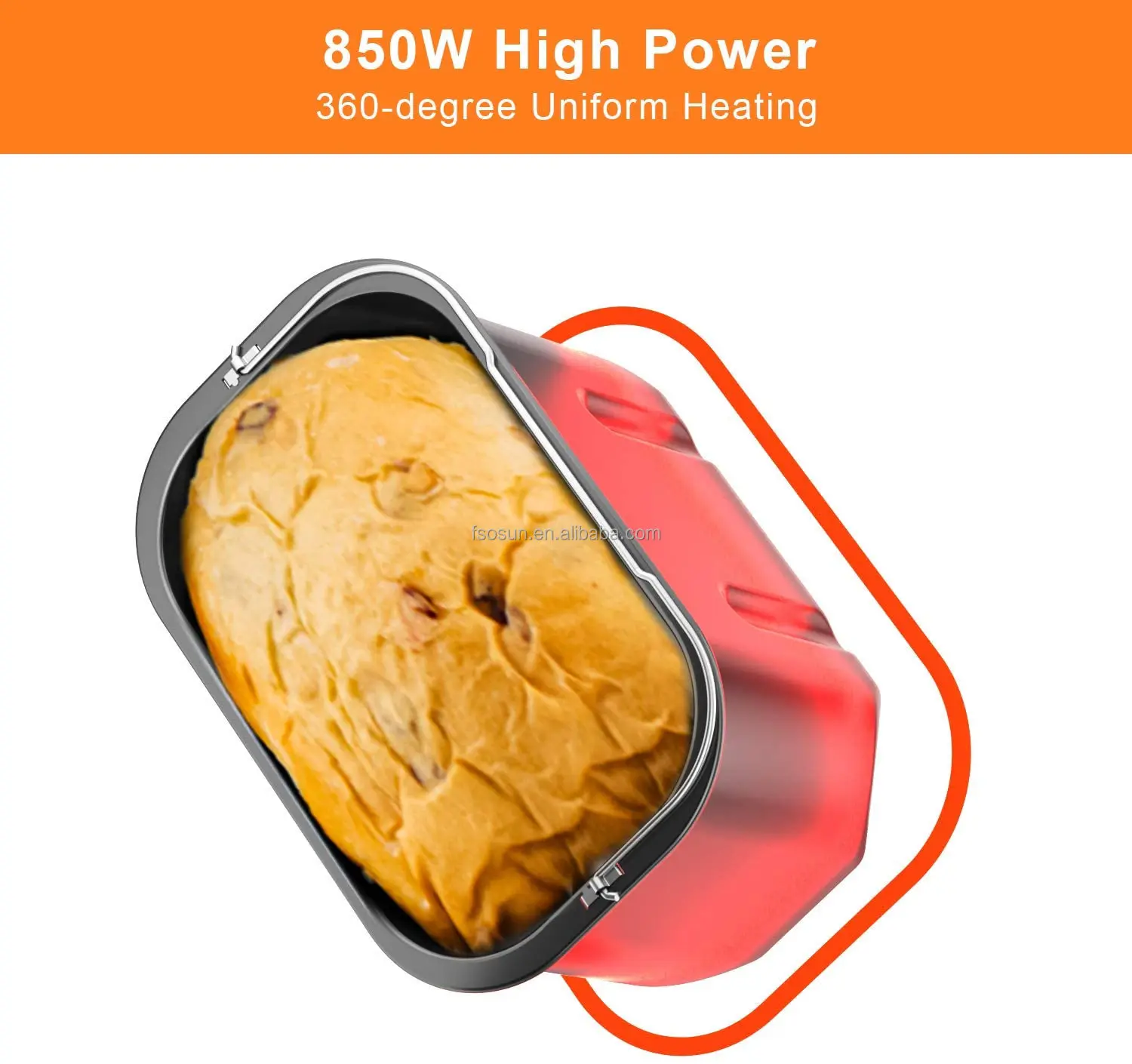 Programmable Bread Maker, Full Automatic, 15 in 1, 3.5lb Large Capacity