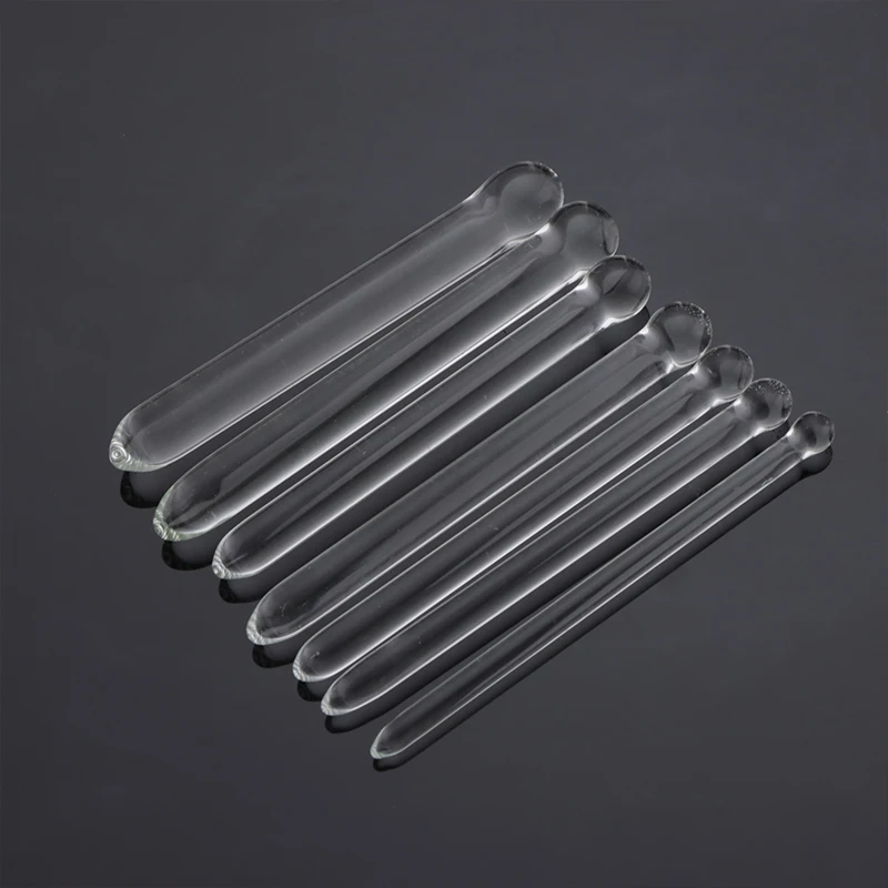 Penis Sex Toys, 7 Size Glass Urethral Plug Dilator Catheter Male Penis Plug Masturbation
