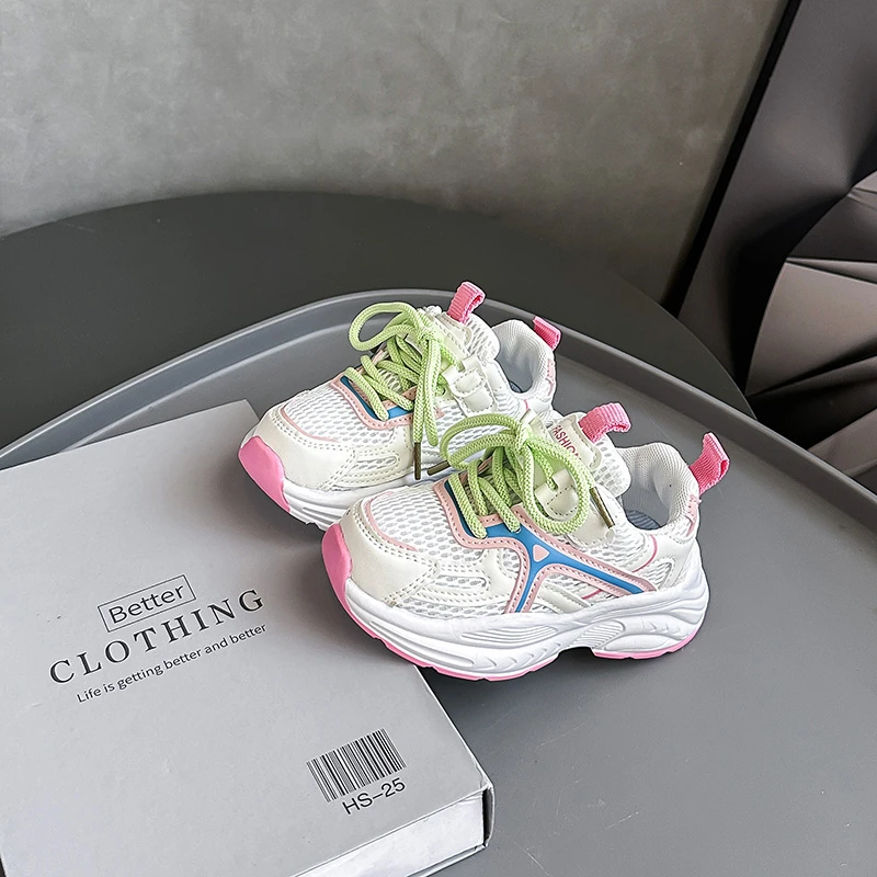 Breathable Mesh Kids Casual Sneakers for Autumn Outdoor