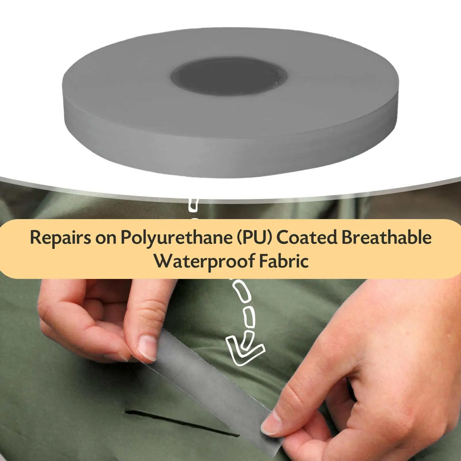 Waterproof Seam Sealing Iron-On Repair Tape