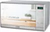 CHEF 0.7 Cu Ft Microwave with 10 Power Levels, 700W Microwave with Digital Display, Countertop Microwave with Child S 1