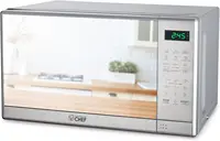 CHEF 0.7 Cu Ft Microwave with 10 Power Levels, 700W Microwave with Digital Display, Countertop Microwave with Child S 1