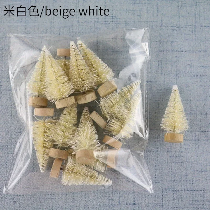 12pcs beige white