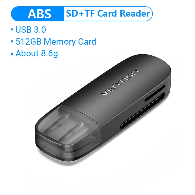 Lettore di schede SD Vention adattatore da USB tipo C a Micro SD TF Card per accessori per Laptop adattatore per scheda SD USB 3.0 Smart Memory per telefono