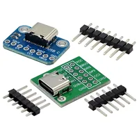 Type-c usb transfer pin dip female base B adapter plate welded female head typec feed and discharge pin 1