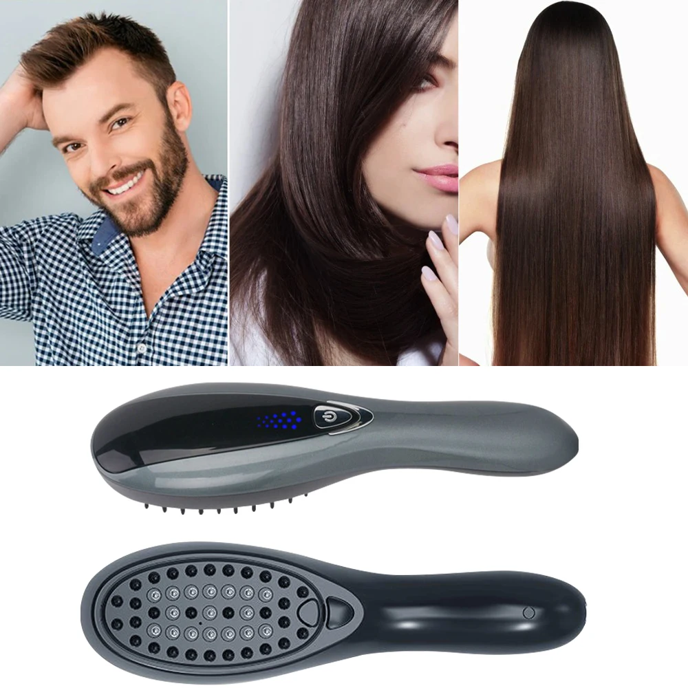 

EMS Multi-function Head Electric Vibration Massage Comb Regeneration Liquid Anti-hair Loss Soothing Hair Growth Care Massager