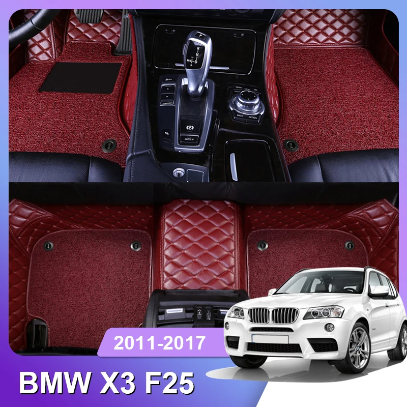 

Custom Fit Car Floor Mat for BMW X3 F25 2011-2017 Accessories Interior ECO Thick Carpet Customize for Left and Right Drive