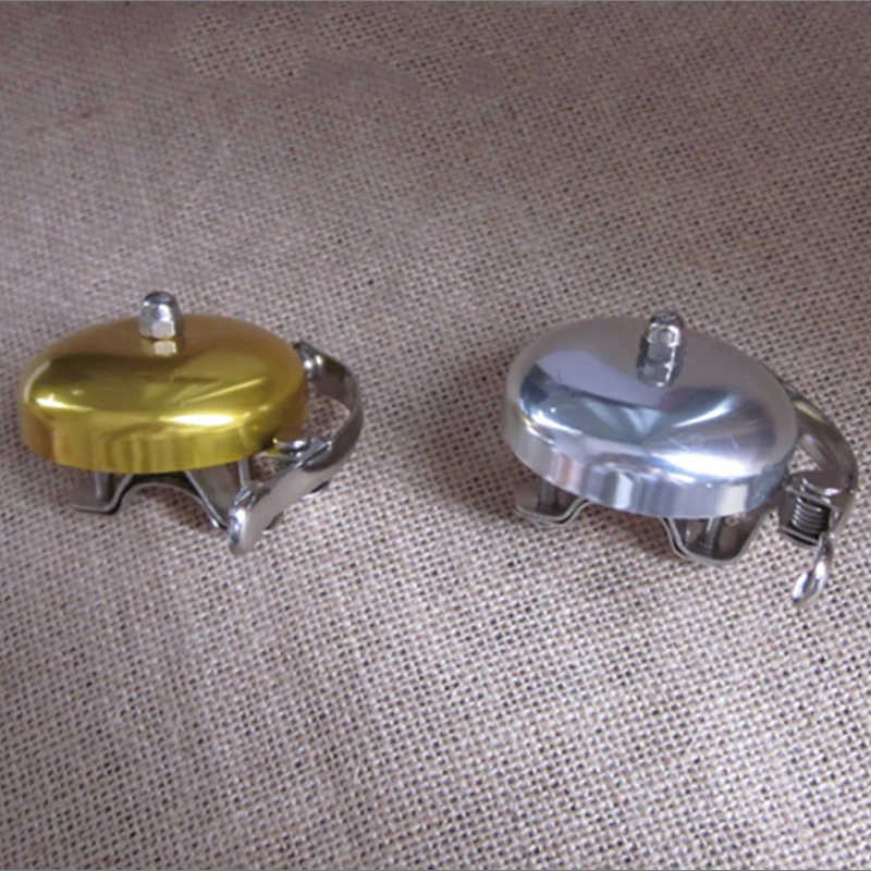 Bicycle Retro Bell Leisure Bicycle Dial Bell Aluminum Silver Gold Coffee Brown bicycle bell bicycle accessories