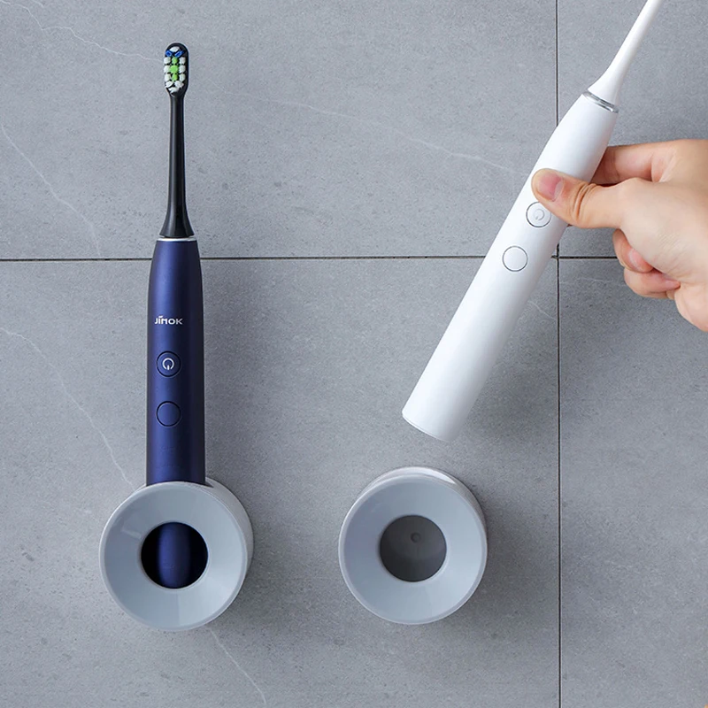Toothbrush Holder Electric Toothbrush Holder Wall-Mounted Toothbrush Rack Hooks Storage Bathroom Accessories Organizer