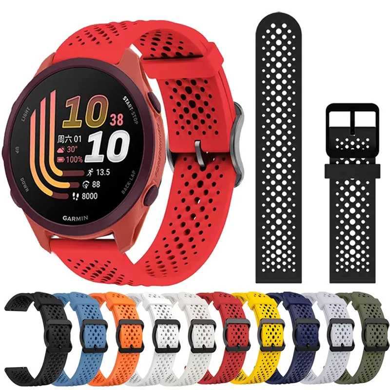 Breathable Silicone Watch Band, Multiple Sizes