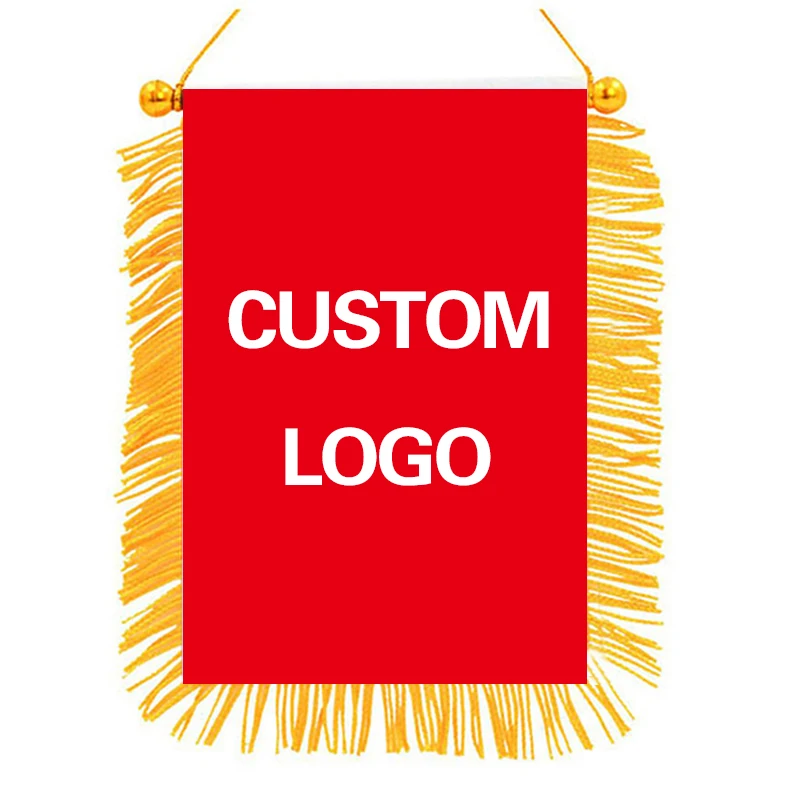 thumbnail image 1 of xvggdg Bandera personalizada Banner Logotipo personalizado Cuadrado Equipo de fútbol Bandera personalizada Banderín colgante Honor, 1 of 5