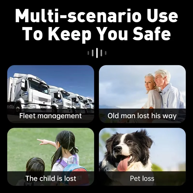 Smart GPS Tracker with Magnetic Attachment for Pets and Kids