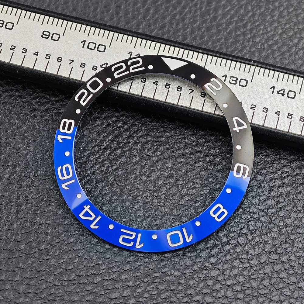Premium 40mm Sloped Ceramic Bezel GMT Insert for Men's Watch Accessories
