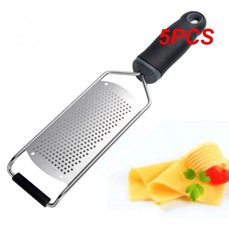 

5PCS Easy To Use Stainless Steel Food Prep Cheese Slicer Stainless Steel Lemon Grater Kitchen Accessories Fruit Tool Convenient