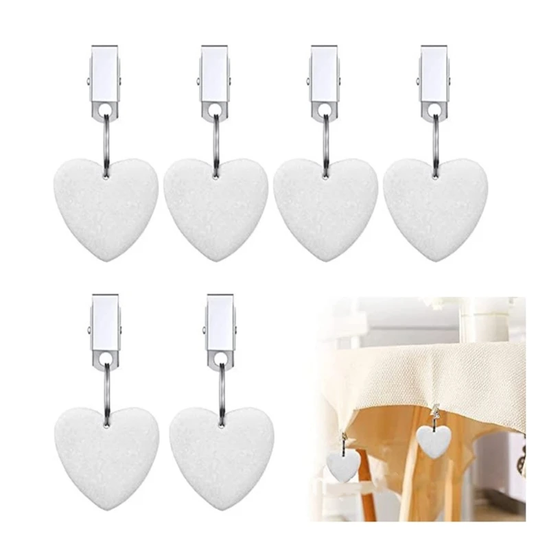 

4pcs/set Tablecloth Weights Marble Stone Table Cloth Fixing Clip Holder Tablecloth Table Weight Iron Outdoor Curtain Clips