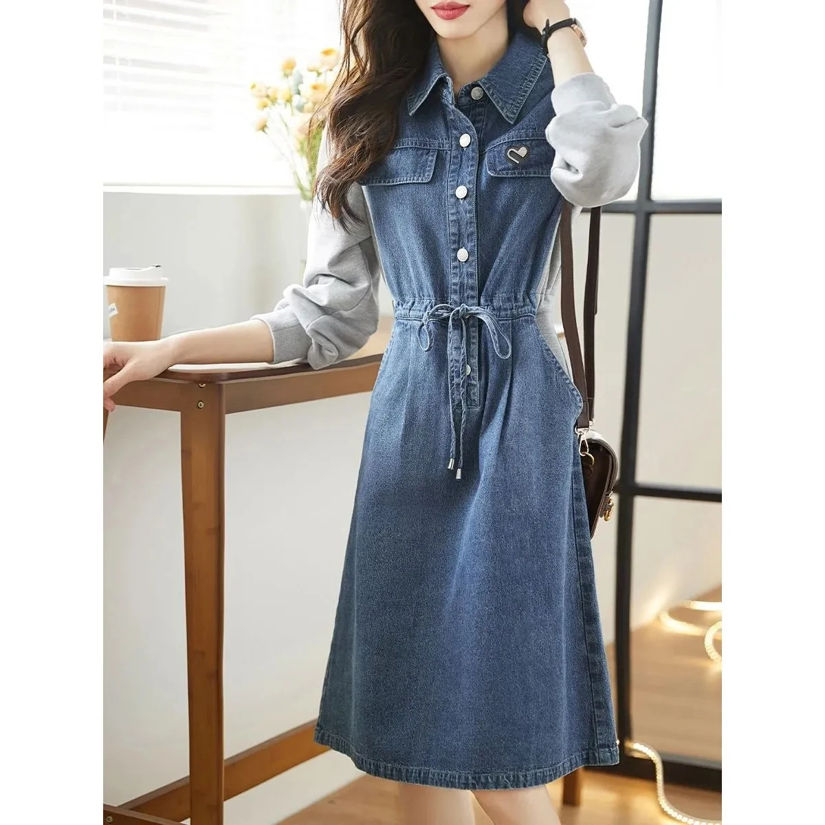 Darling Denim Dress | Attic Sale, Dresses Attic :Beautiful Designs by April  Cornell