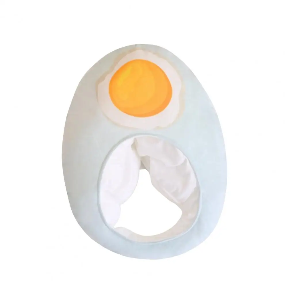 

Duck Egg Headgear Cute Photography Prop Soft Plush Hat Dressing-Up Head Cover Cartoon Headwear Cosplay Party Costume Accessories