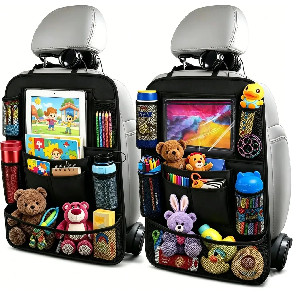 Organizer per Sedile Auto per Bambini | Organizer per Sedile Posteriore, Organizer per Sedile Auto Bambini, Organizer per Auto con 9 Tasche Multiple