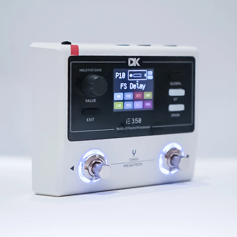 DK IE350 Multi-Effect Guitar Effects Pedal 8 Effects Modules 100