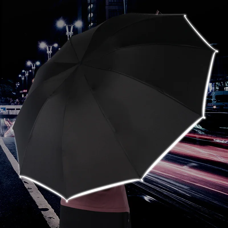 Xiaomi Auto Open Close Light-emitting LED Reverse Ten-bones Three-folding Automatic Umbrella folding umbrella automatic umbrella reverse folding umbrella
