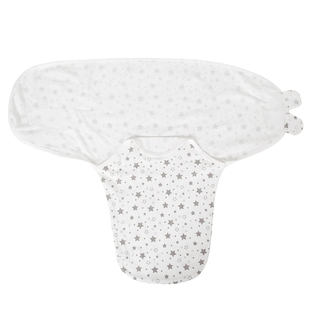 Baby Swaddle Cute Bear Embroidered Cocoon Design 100%Cotton Sleeping Bag For Newborn Baby Wrap Sleepwear Blanket Boys Girls