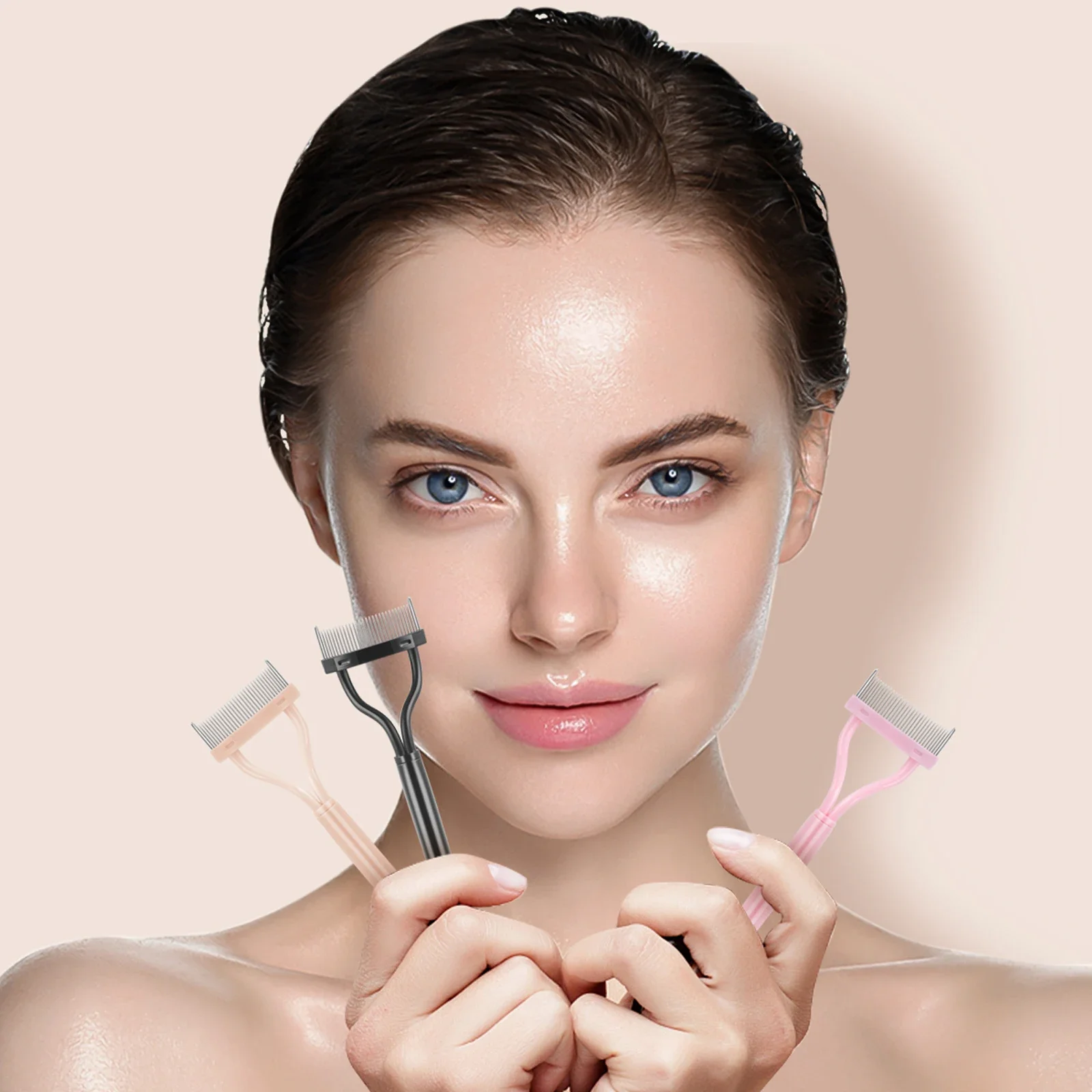 Stainless Steel Eyelash Curler and Separator for Makeup