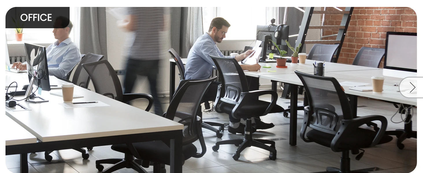 Office chair for work, computer desk, conference room
