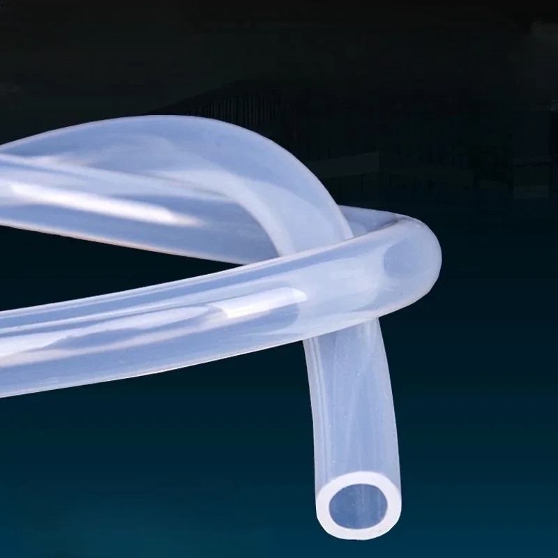 Food Grade Silicone Rubber Hose 1/3/5M ID 0.5-12mm O.D Flexible Nontoxic