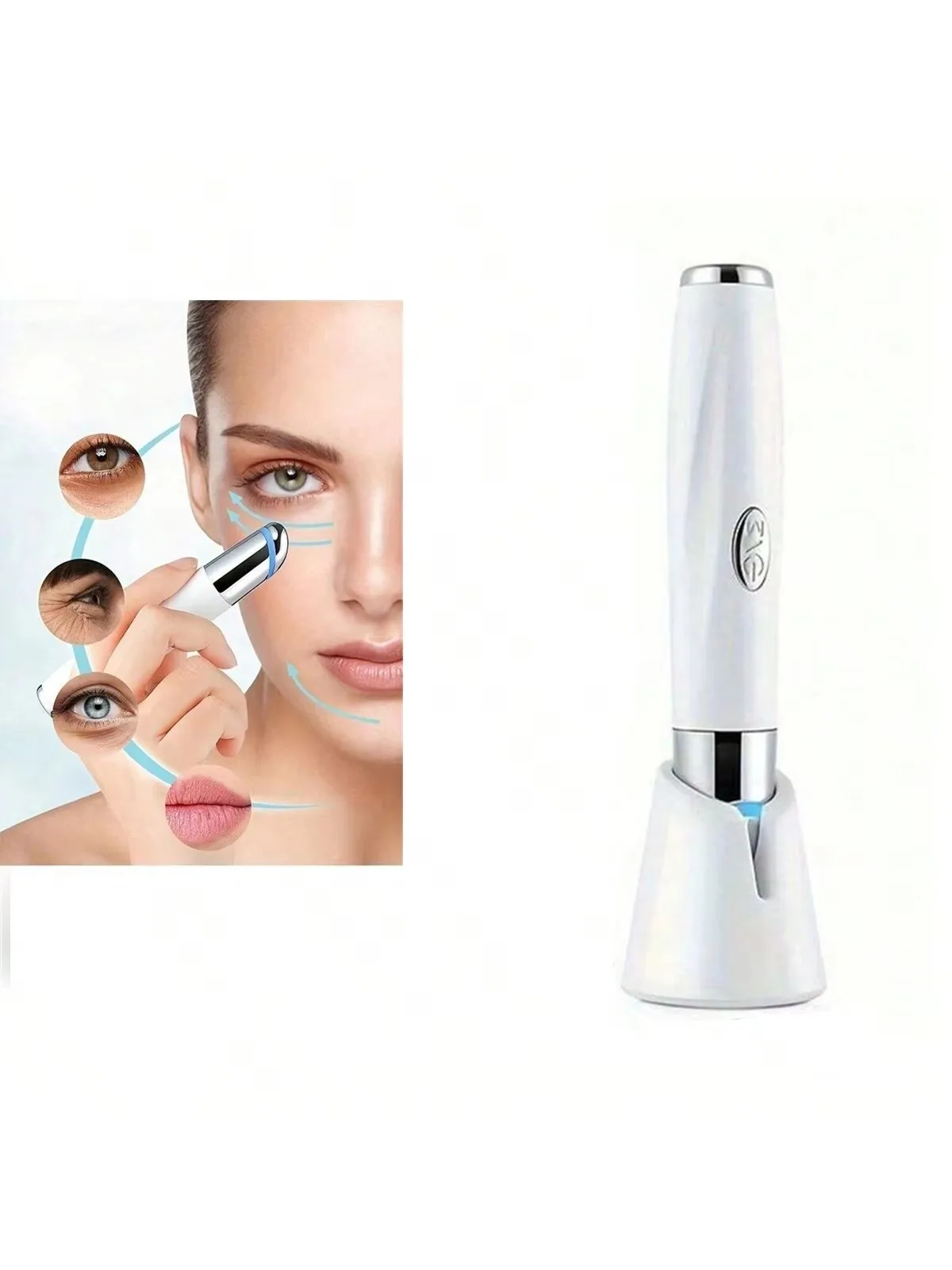 Easy Use Microcurrent Facial Device Eye Massager Electric Face Lifting Massager Best Gift Handheld Skin Care Face Toning Device