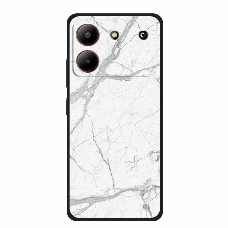 Marble TPU Soft Silicone Back Cover - Colorful Phone Case