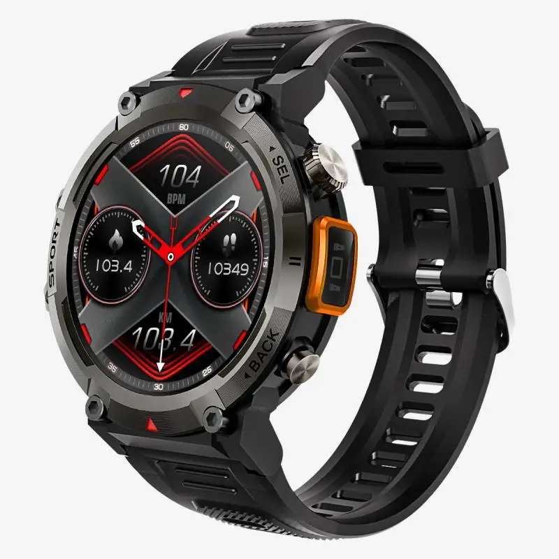 S100 Ke3 Outdoor Smartwatch 1.45-Inch Hd Large Circle Screen Flashlight Information Push Sports Watch