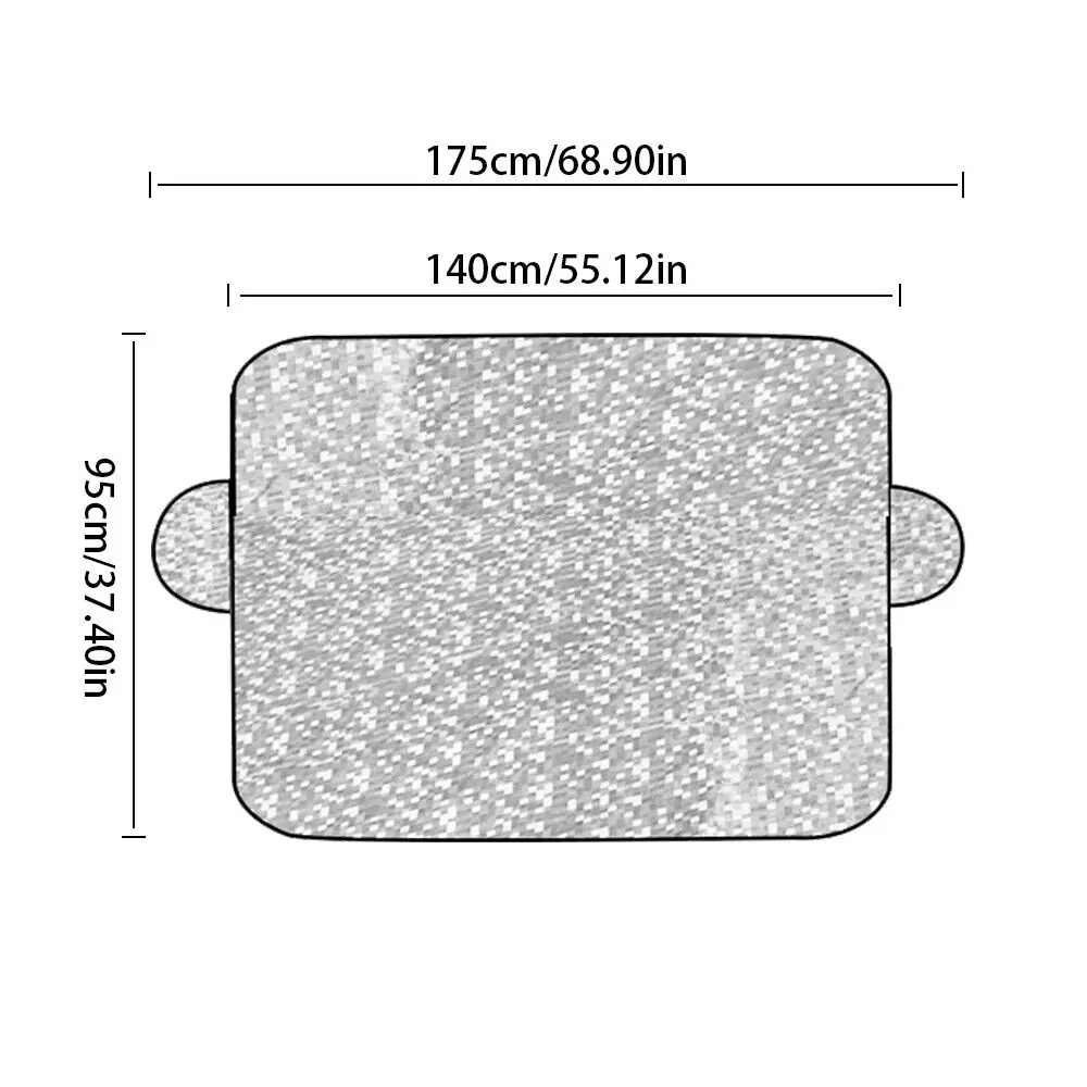 180 * 100cm Car Windshield Frost Ice Cover Prevent Ice Sun Shade Protector Cover UV Blind Auto Exterior Accessories