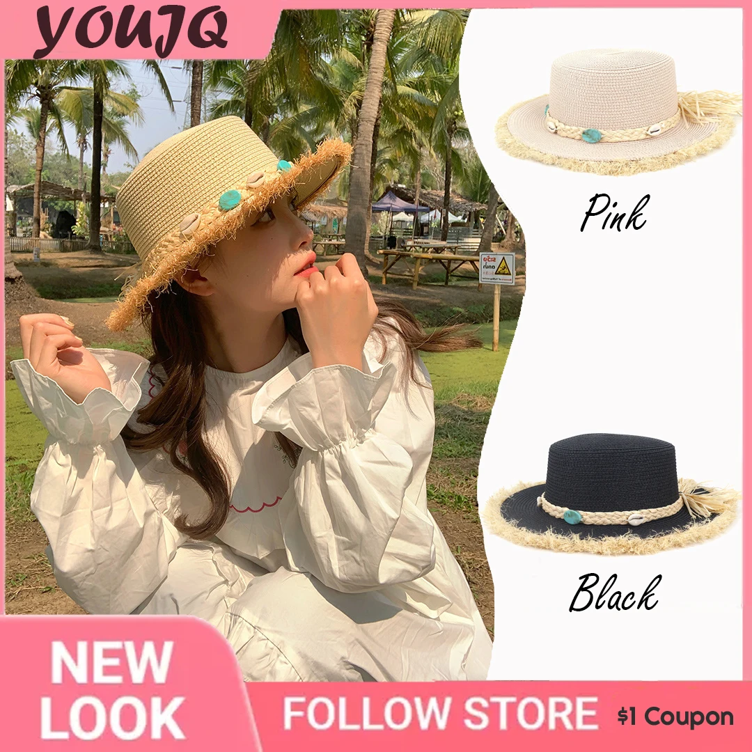 

Straw Hats for Women Women's Hat Beach Hats Sun Protection Sun Hat Bohemia Belt Summer Spring Bucket Sombreros De Mujer