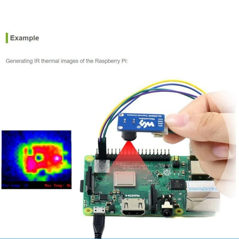 MLX90640 IR   ̹¡ ī޶  Arduino(ESP32)/STM32  I2C ִ̽  ī޶ ʵ