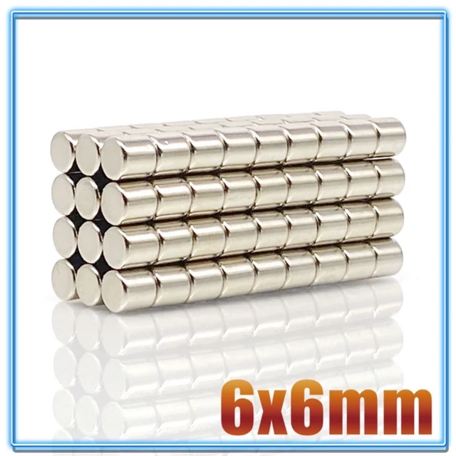 2pcs-10000pcs 6x6 mm Mini Small Round Magnets N35 Neodymium Magnet Dia  6x6mm Permanent NdFeB Strong Powerful Magnets 6*6 imanes - AliExpress